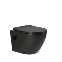 Zwart bidet toilet