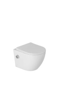 Hangend bidet toilet mat zwart Livorno