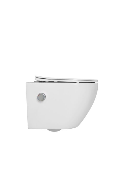 Hangend bidet toilet mat zwart Livorno