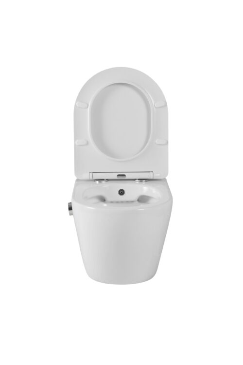 Hangend bidet toilet mat zwart Livorno