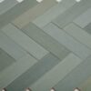 Wandtegel Tempo Sage 6,5x25 in visgraatverband | Sanimaster