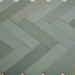 Wandtegel Tempo Sage 6,5x25 in visgraatverband | Sanimaster