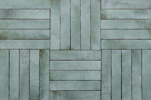 Wandtegel Gem Aquamarijn 5x25 in blokverband | Sanimaster