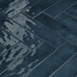 Wandtegel Nissel Blauw 7,5x30 | Sanimaster