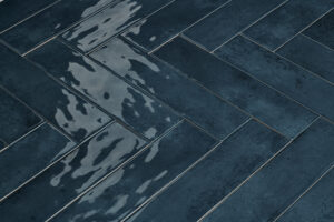 Wandtegel Nissel Blauw 7,5x30 | Sanimaster