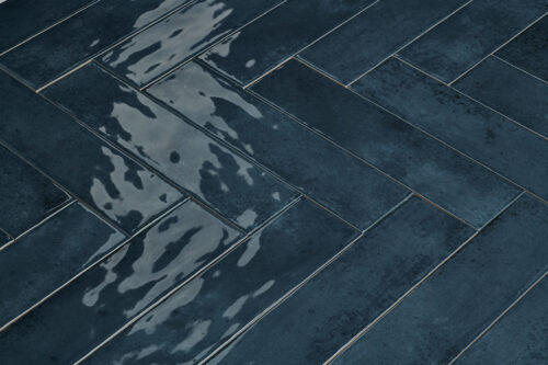 Wandtegel Nissel Blauw 7,5x30 | Sanimaster