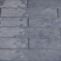 Wandtegel Lord Blue 7,5x30 in halfsteenverband | Sample Lord Licht Blauw 7,5x30