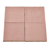 Sample handvorm zachtroze 10×10 cm – serie Zin