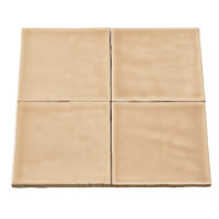 Sample handvorm licht cotto 10×10 cm – serie Zin