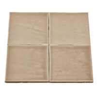 Sample handvorm aardebruin 10×10 cm – serie Zin