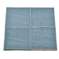 Sample handvorm blauw 10×10 cm – serie Zin