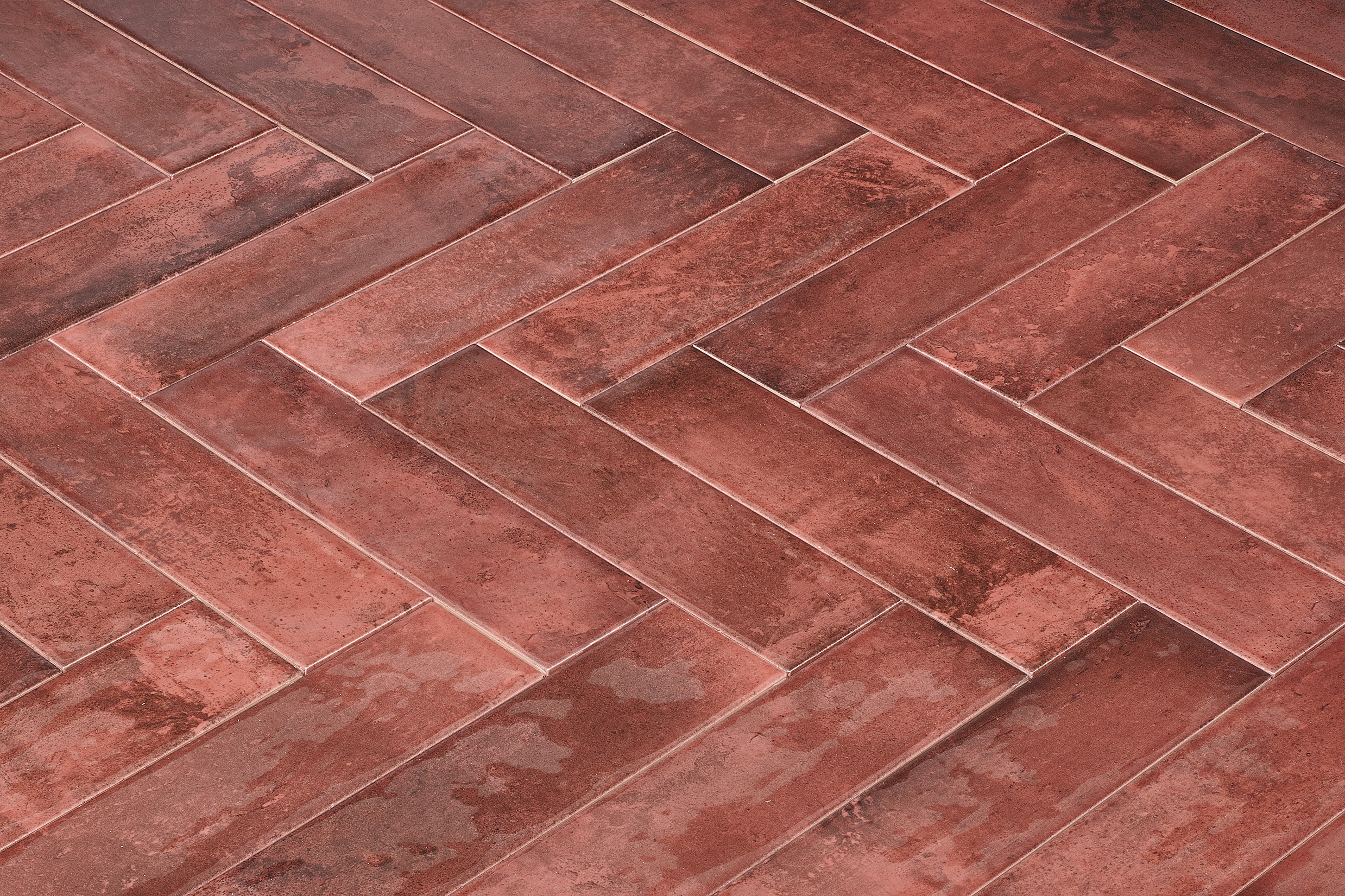 Wandtegel bordeaux 6,5x25 cm – serie Brunei