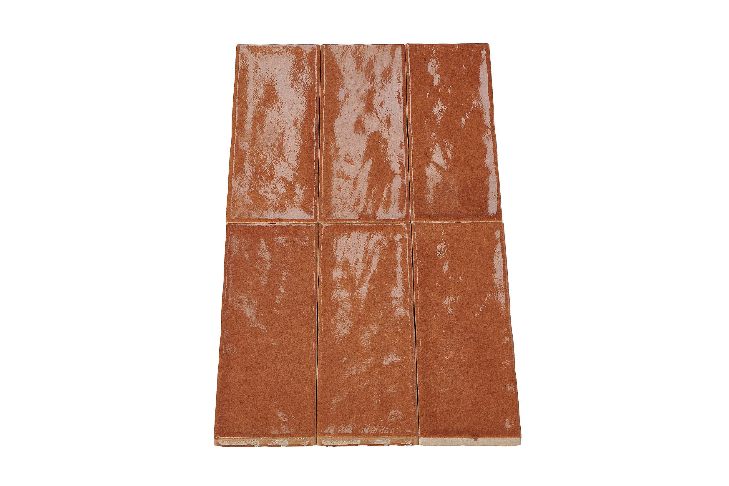 Wandtegel Zellige terracotta 5x15 cm - serie Talya