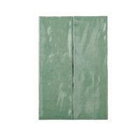 Sample zellige groen 5x15 cm – serie Talya
