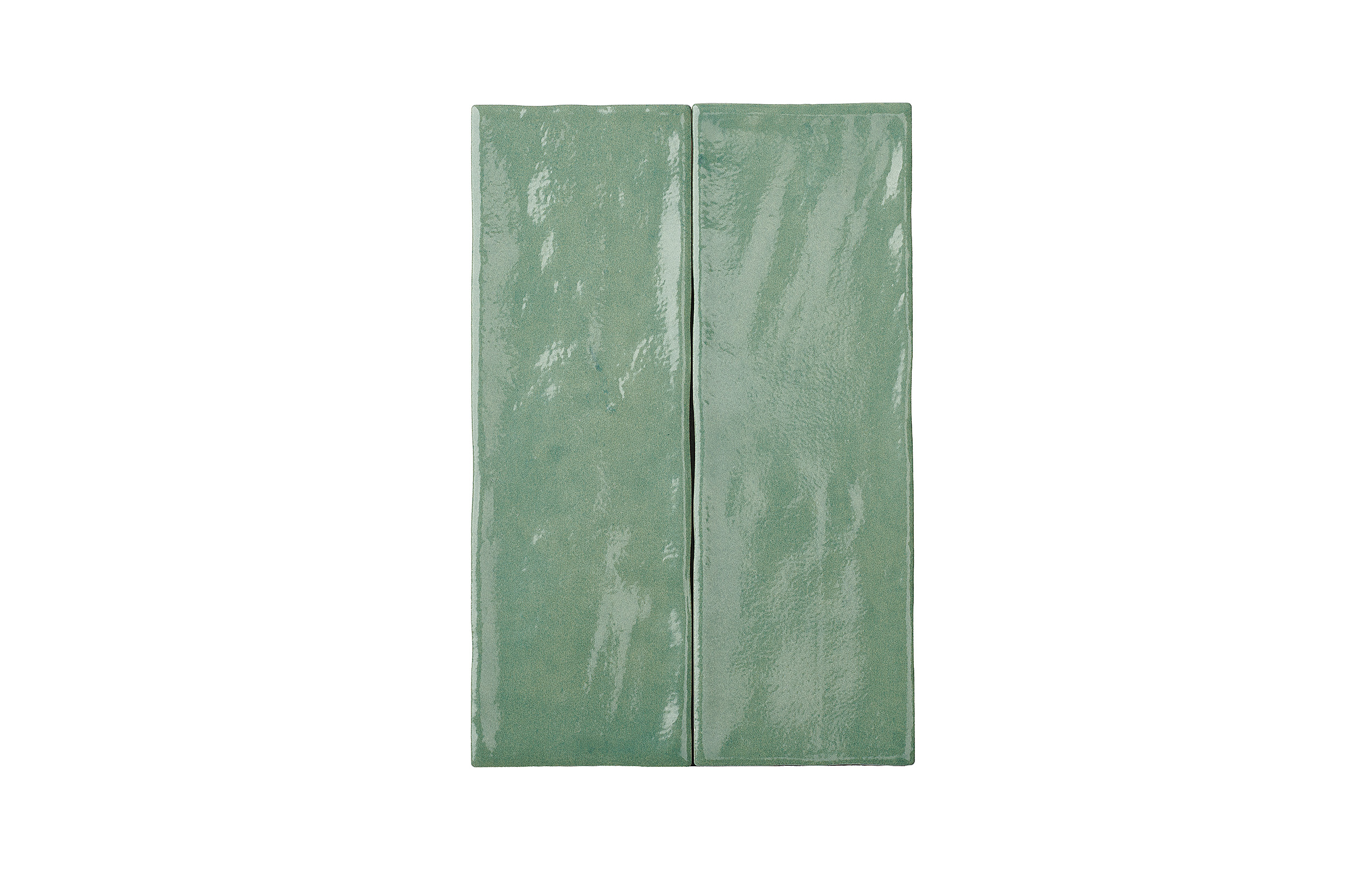 Sample zellige groen 5x15 cm – serie Talya