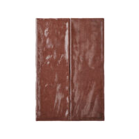 Sample zellige bordeaux 5x15 cm – serie Talya