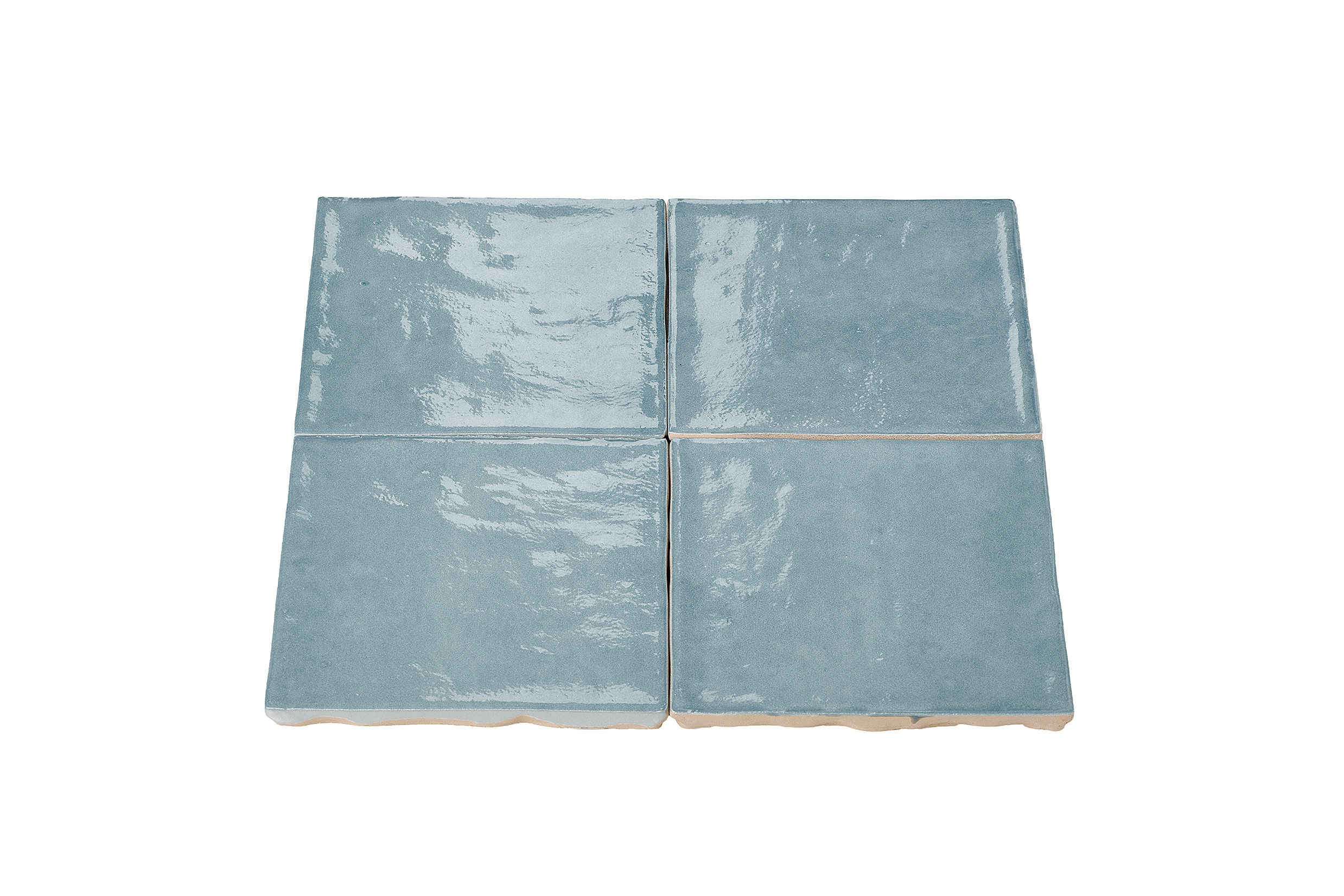 Wandtegel Zellige blauw 10x10 cm - serie Talya