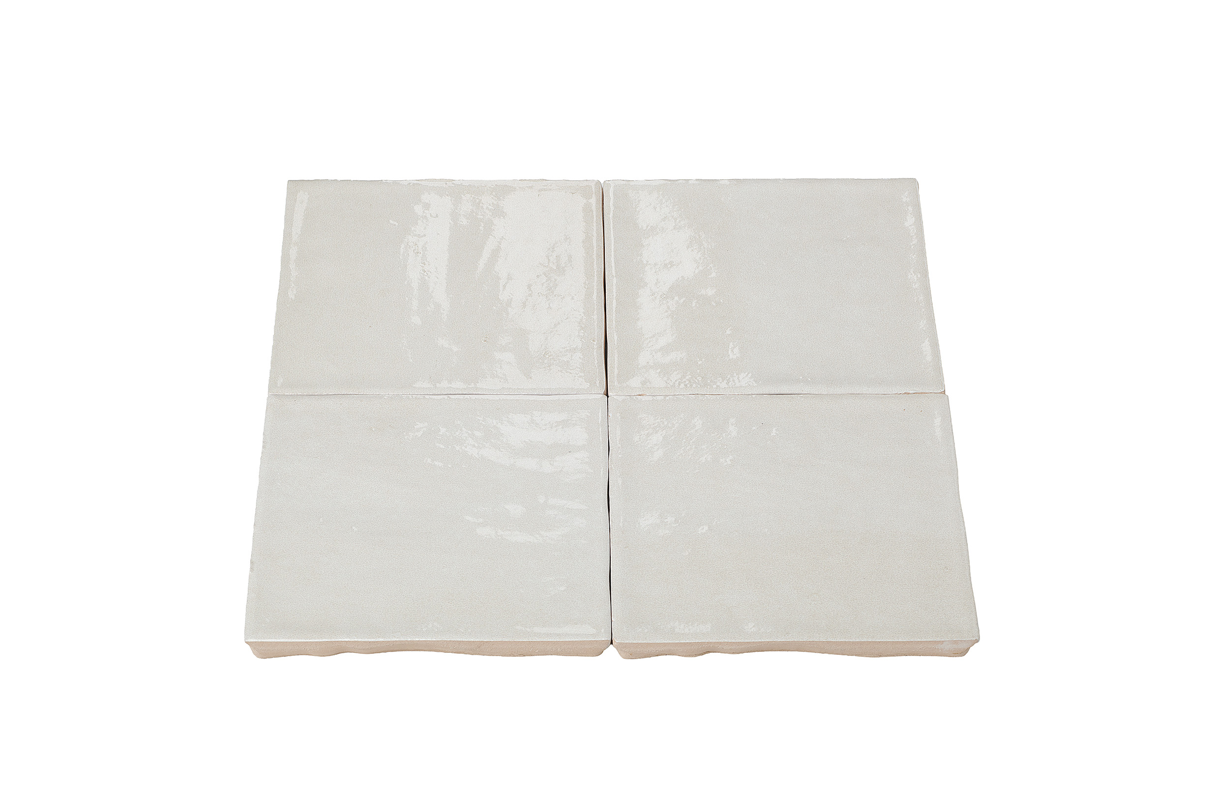 Wandtegel Zellige gebroken wit 10x10 cm - serie Talya
