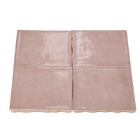 Sample zellige roze 10x10 cm – serie Talya