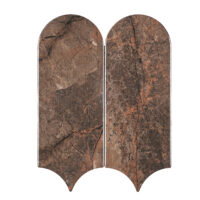 Sample visschub chocoladebruin 8x21,5 cm - serie Eterea