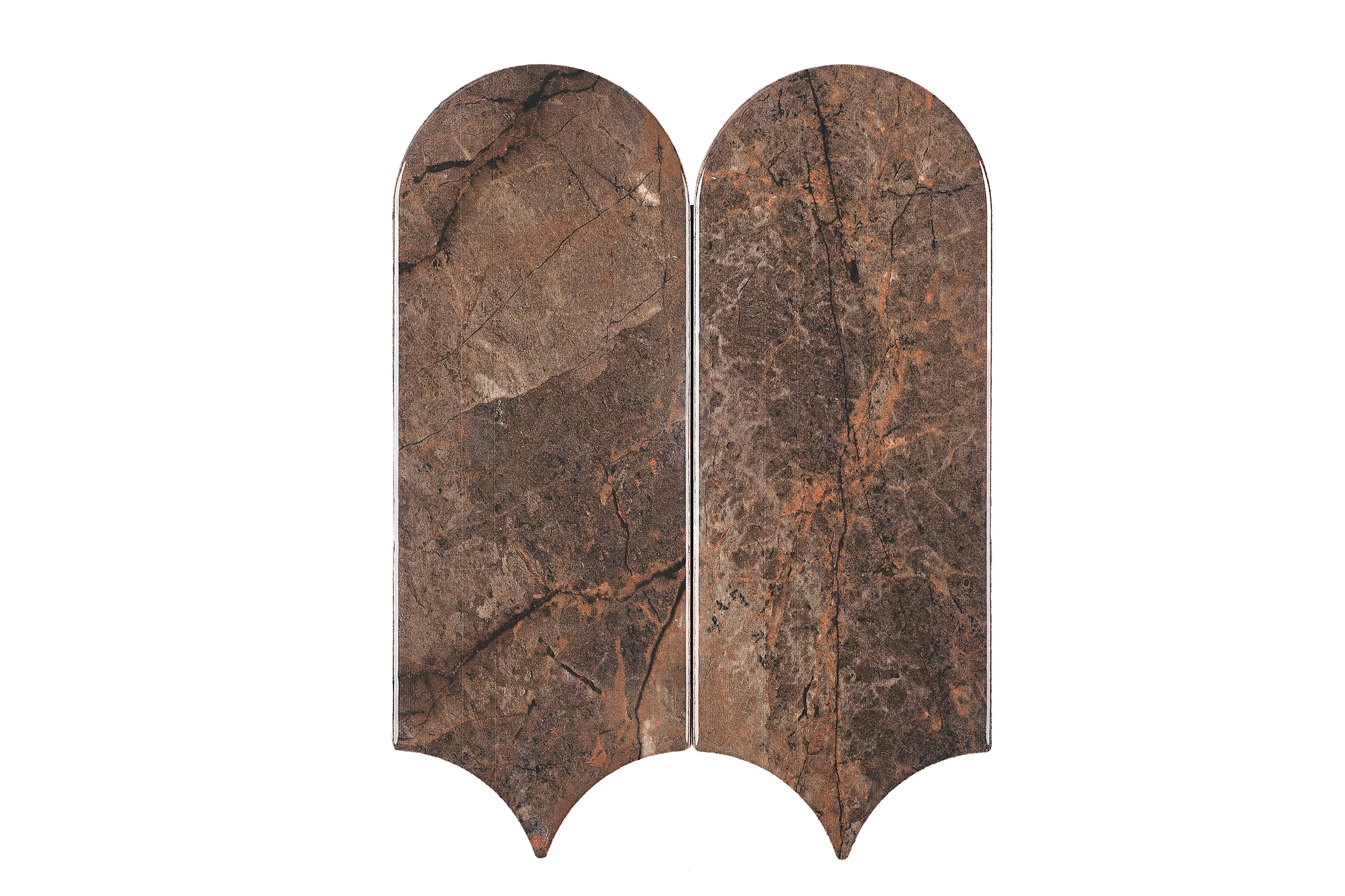 Sample visschub chocoladebruin 8x21,5 cm - serie Eterea