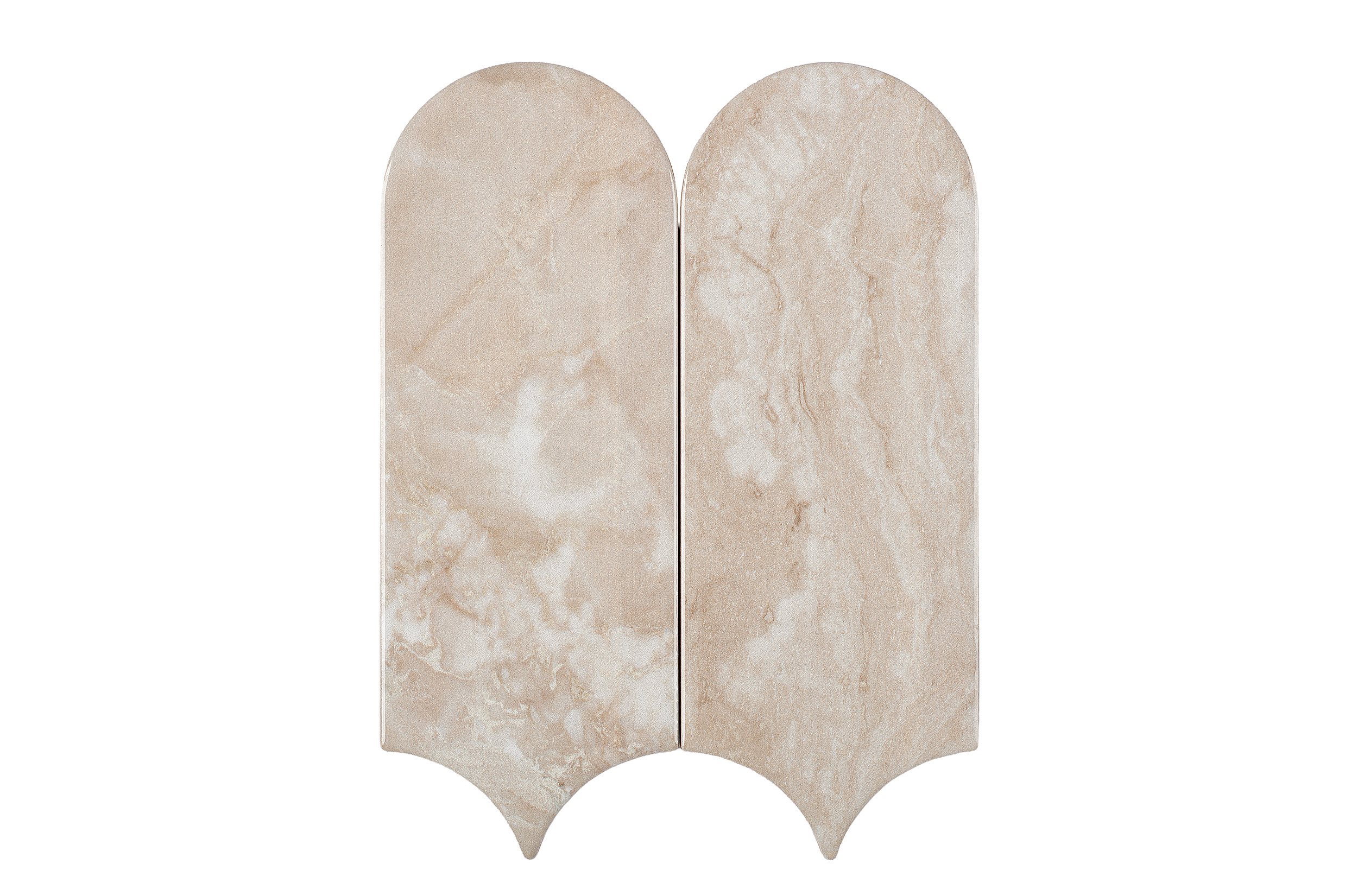 Sample visschub taupe 8x21,5 cm - serie Eterea