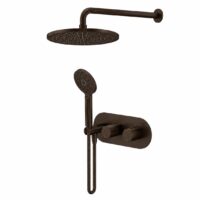 Bellano Thermostatische doucheset inbouw brons