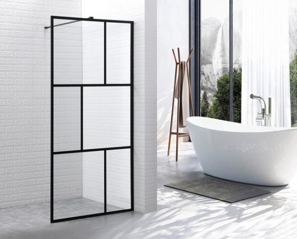 Douchewand Luxeryline Mondriaan 90x200 | Douchewand Luxuryline Mondriaan 120x200