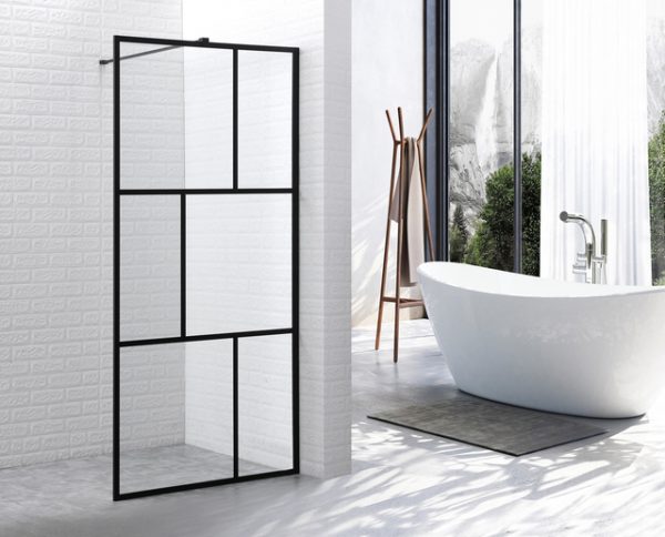 Douchewand Luxuryline Mondriaan 120*200 | Sanimaster