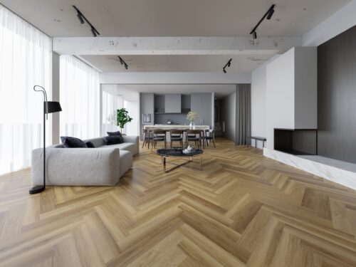 Visgraat pvc vloer | Sanimaster