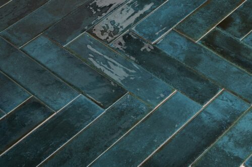 Wandtegel Brunei Mar blauwgroen 6,5x25 van Sanimaster