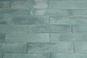 Brunei Sage Groen tegels in halfsteensverband van Sanimaster