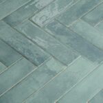 Wandtegel Brunei Sage groen 6,5x25 van Sanimaster