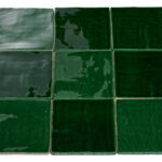Wandtegel Handvorm Groen Mix 13x13