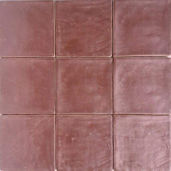 Wandtegel Bordeaux Metallic 13x13 | Sanimaster