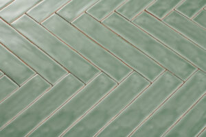 Wandtegel Handvorm appelgroen 5x25