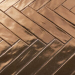 Wandtegel Handvorm goud 5x25