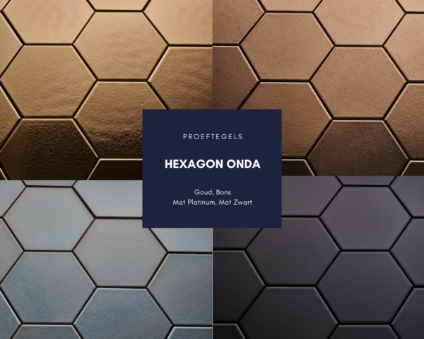 Proeftegels Hexagon Onda | Sanimaster