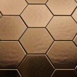 Sample Hexagon Goud 15x17