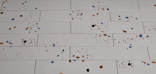Sample Terrazzo mat Ivoor 7,5x30