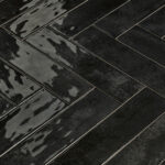 Wandtegel Nissel Zwart 7,5x30 | Sanimaster