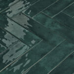 Wandtegel Nissel Emerald groen 7,5x30 | Sanimaster