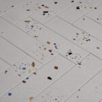 Wandtegel Terrazzo Mat Ivoor 7,5x30 | Sanimaster