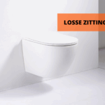 Toiletzitting glans wit | Toiletzitting mat wit