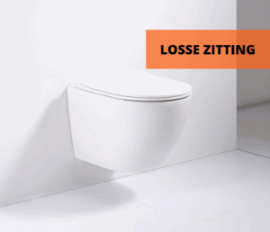 Toiletzitting glans wit | Toiletzitting mat wit