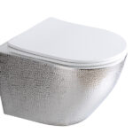 Hangend toilet croco platina