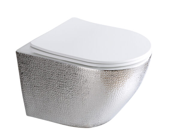 Hangend toilet croco platina