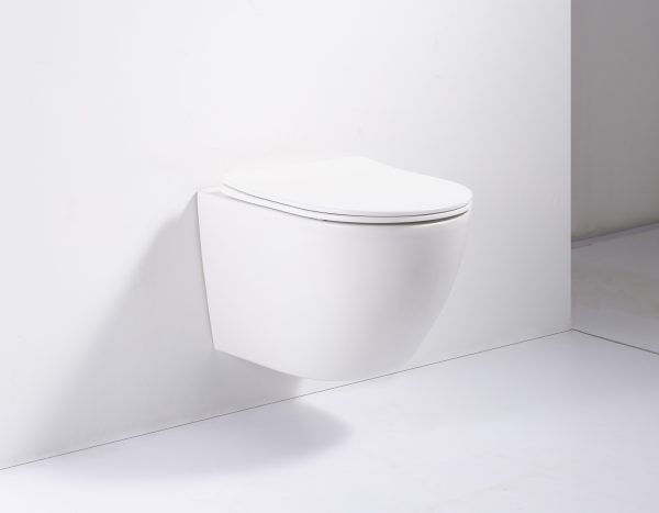 Hangend toilet mat wit Vulsini | Sanimaster