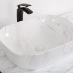 Waskom carrara rechthoekig