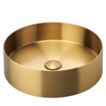 Fusion Waskom RVS Donker Goud | Sanimaster